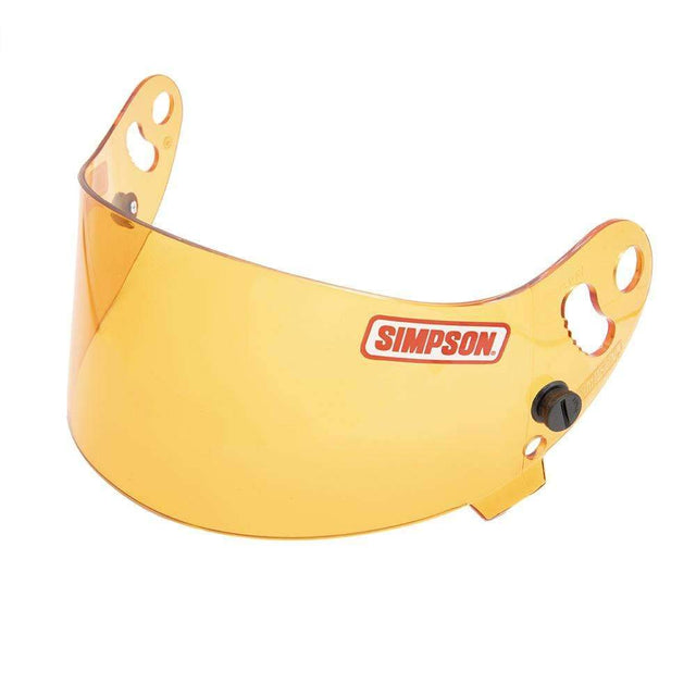 Photo of Simpson Devil Ray Amber Helmet Shield for Desert Devil Helmet by Rugged Radios - Premium for UTVs / Side by Sides