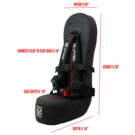 Photo of Maverick Trail Bump Seat (2018-2025) by UTV Mountain Accessories - Premium Bump Seat for UTVs / Side by Sides