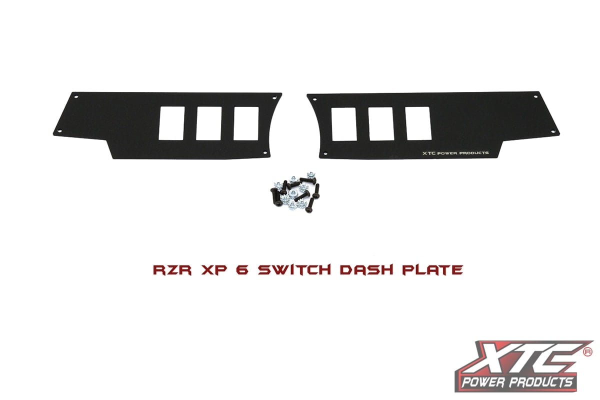 XTC Polaris RZR XP 1000 / Turbo '14-18 6 Switch Dash Mounting Plate