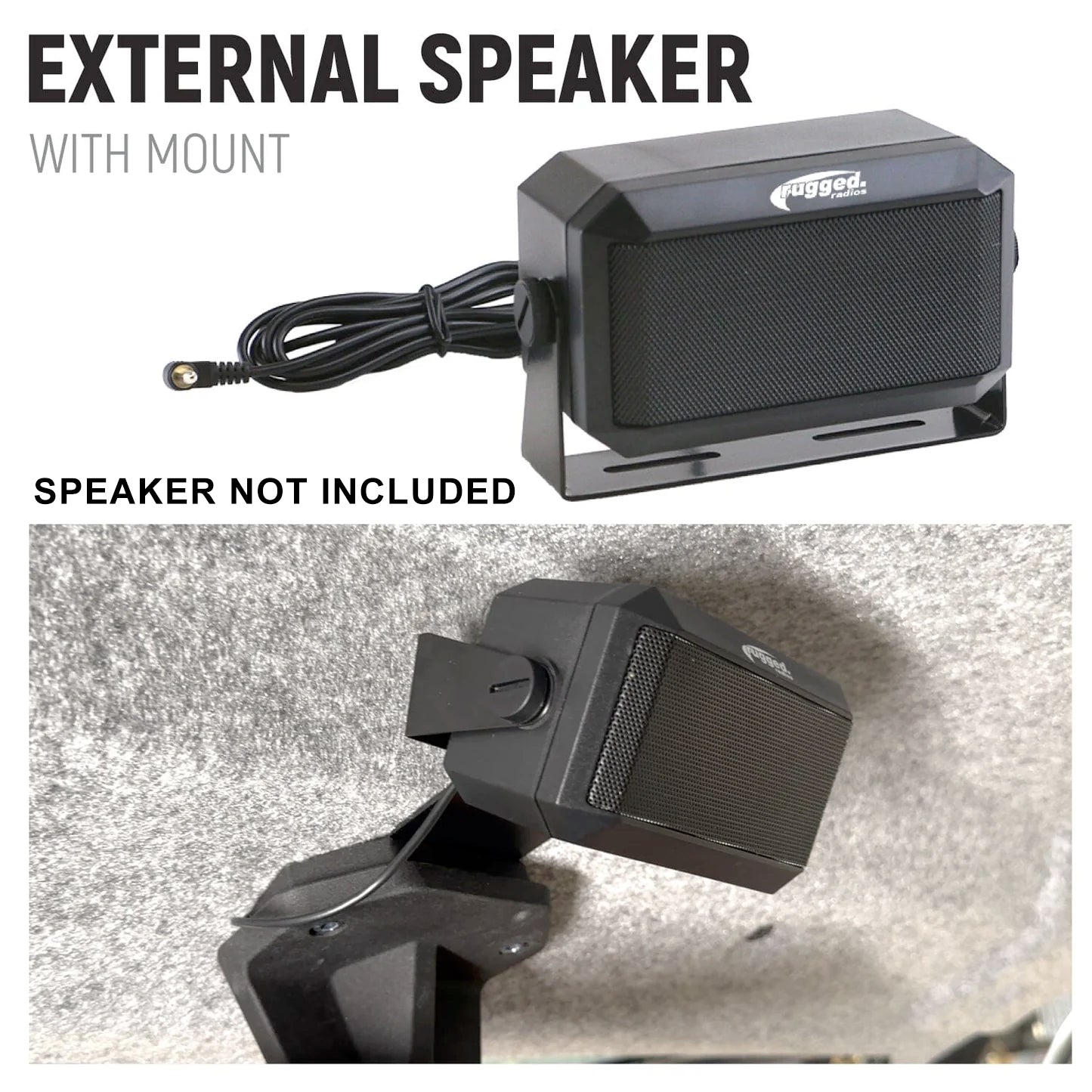 Photo of Polaris Xpedition - Radio and Remote Head Intercom Mount Kit by Rugged Radios - Premium for UTVs / Side by Sides