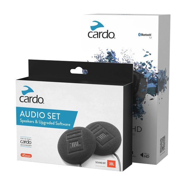 Photo of Spirit HD + 45mm JBL Audio Kit Bundle by Cardo - Premium for UTVs / Side by Sides