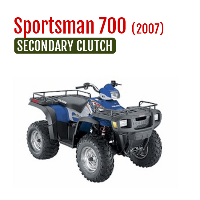 Sportsman 700 (2007) Secondary Clutch Tied upgrade EBS