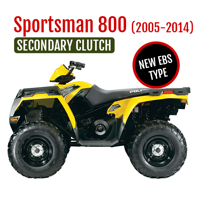 Photo of Sportsman 800 (2005-2014) Secondary Clutch -Tied type Upgrade EBS by Mother Clutcher - Premium for UTVs / Side by Sides