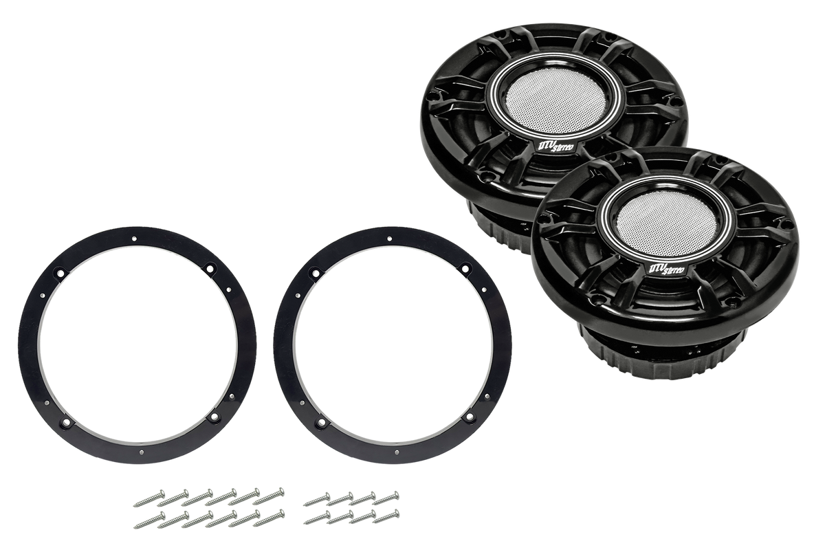 UTV Stereo Polaris Xpedition 6.5" Front Speaker Adapters
