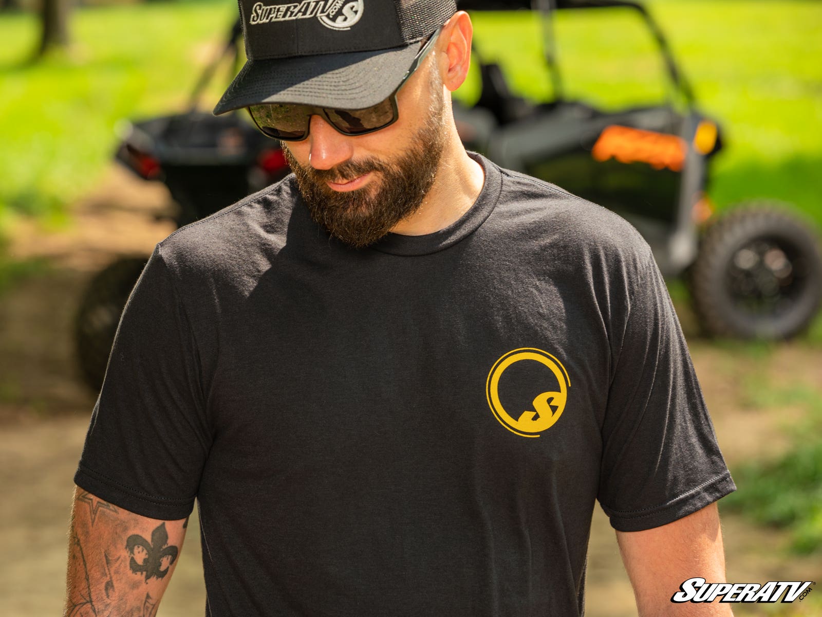 Photo of SuperATV Man, Myth, Machine Unisex T-Shirt by SuperATV - Premium Apparel & Accessories for UTVs / Side by Sides