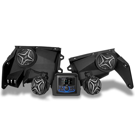 SSV Works '17-'25 Can-Am Maverick X3 Phase-2 A-Spec 4-Speaker System With JVC