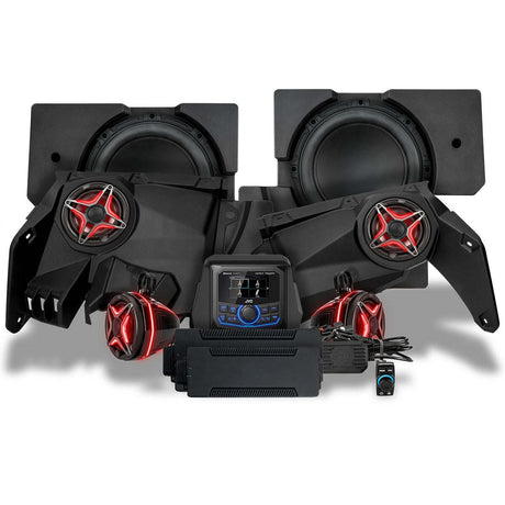 SSV Works '17-'25 Can-Am Maverick X3, Phase-5 V-Spec 6-Speaker 1650watt System With JVC