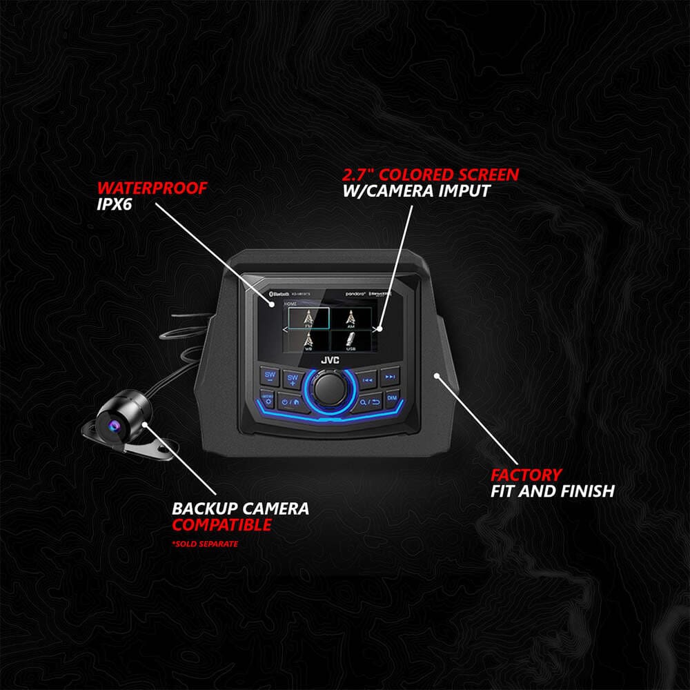 SSV Works '17-'25 Can-Am Maverick X3 Phase-1 A-Spec 2-Speaker System With JVC