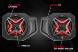 SSV Works '18-'24 Polaris Ranger XP 1000 V-Spec 3-Speaker Audio System w/JVC