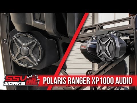 SSV Works '18+ Polaris Ranger XP 1000 2-Speaker Audio System