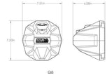 SSV Works '20-'24 Polaris RZR Pro 6.5in Cage-Mount Plug-&-Play Speaker-Pods for Ride Command