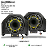 SSV Works '20-'26 Polaris RZR Turbo R Front 6.5" Rear Hump Speaker Pods