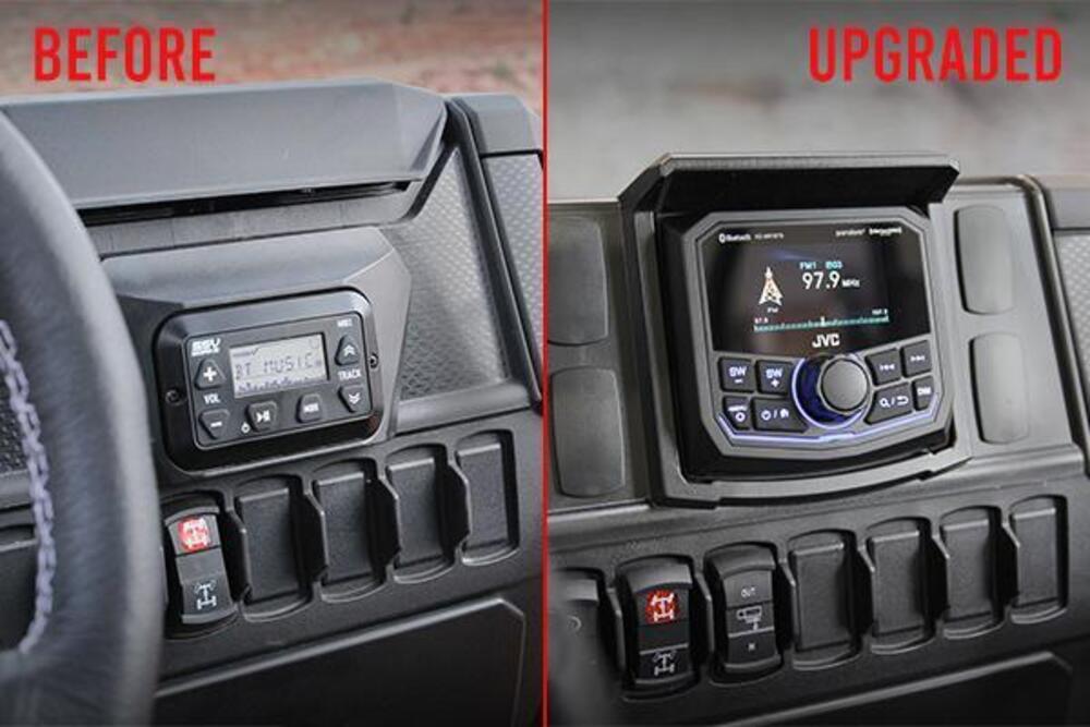 SSV Works '19+ Polaris RZR XP 1000 JVC MR1 Media Receiver Plug & Play Kit