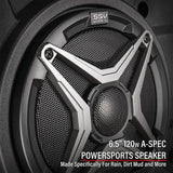 SSV Works '24-'26 Polaris RZR XP 1000 2-Speaker Overhead Soundbar w/ MRB3S Bluetooth Radio & Built-in Dome Light