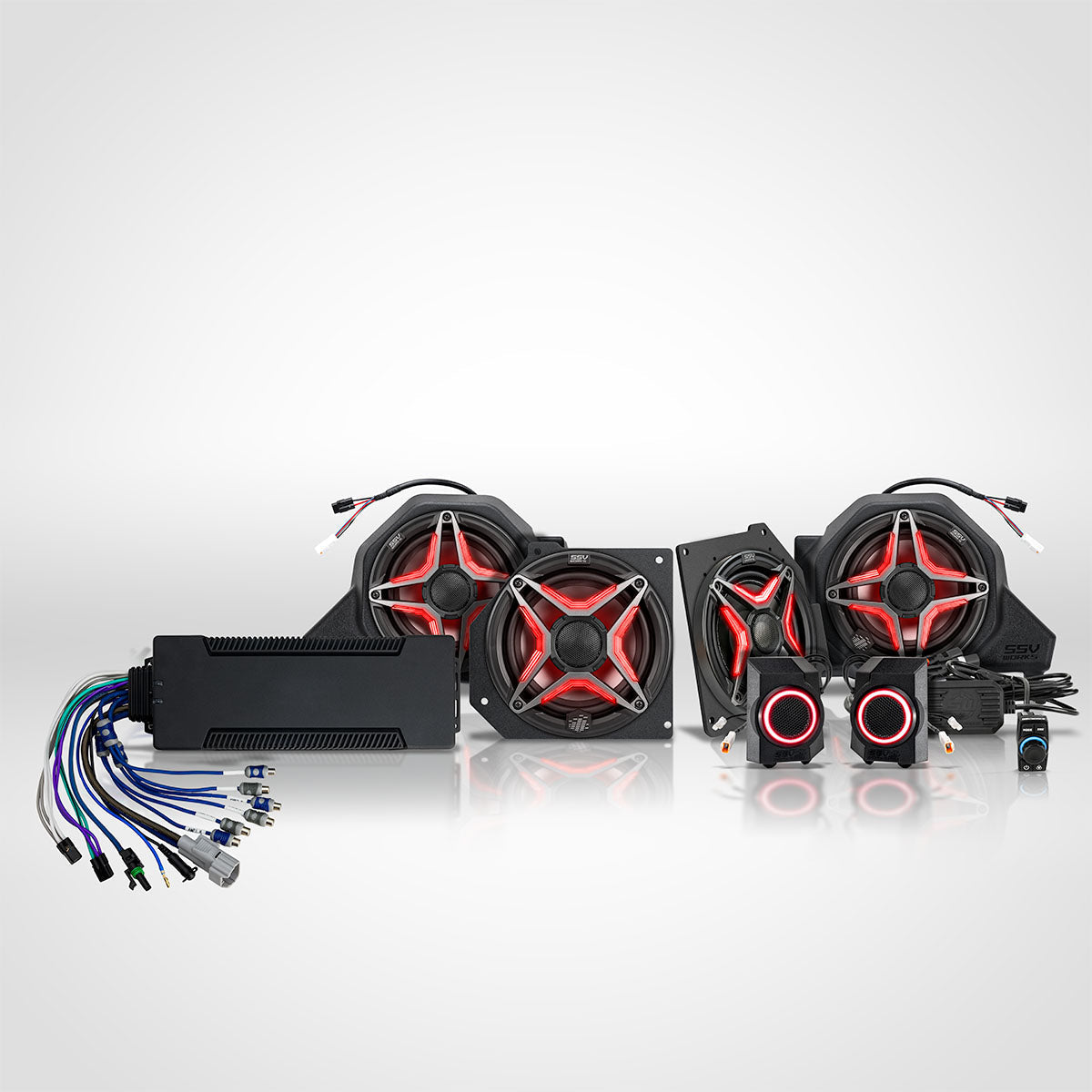 SSV Works '24-'26 Polaris Xpedition ADV 5 7-Speaker Phase 5 V-Spec Plug-&-Play Audio Kit