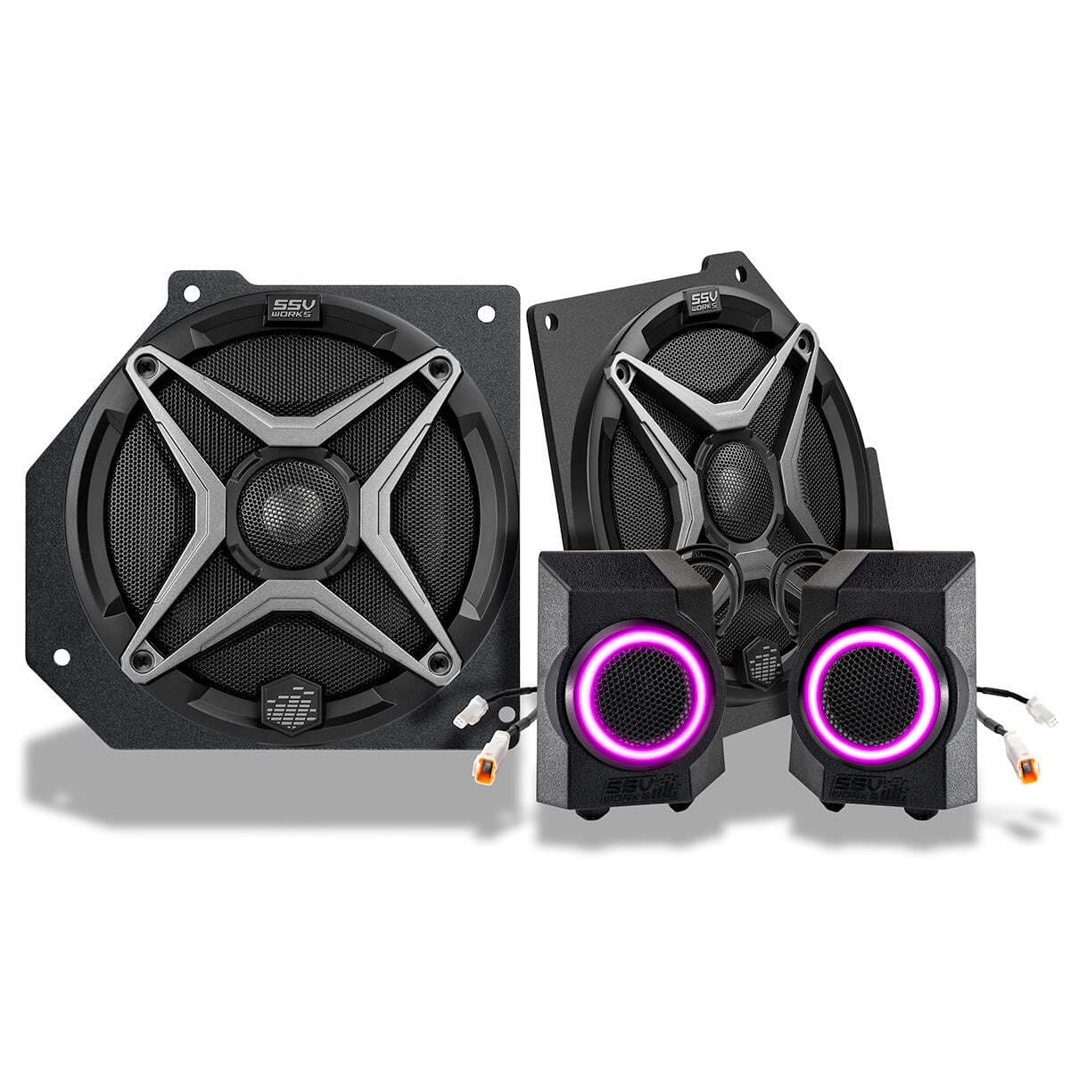 SSV Works '24-'26 Polaris Xpedition Front 6.5" Speaker + 1" Tweeter Kit