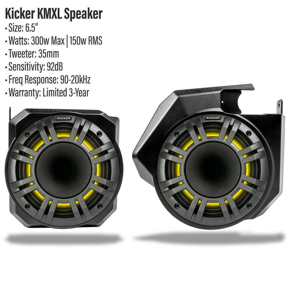 SSV Works '25-'26 Polaris RZR Pro R Front 6.5" Dash Speaker Pods