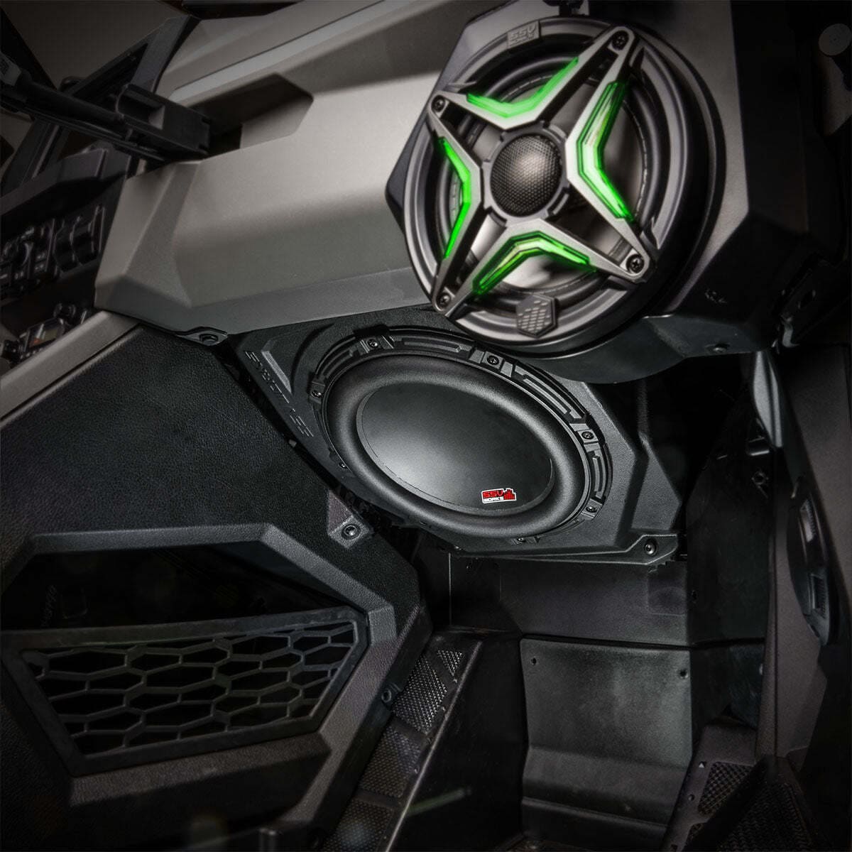 SSV Works '25-'26 Polaris RZR Pro R Phase-7 K-Spec Ride Command Plug & Play Kit - 7-Speaker