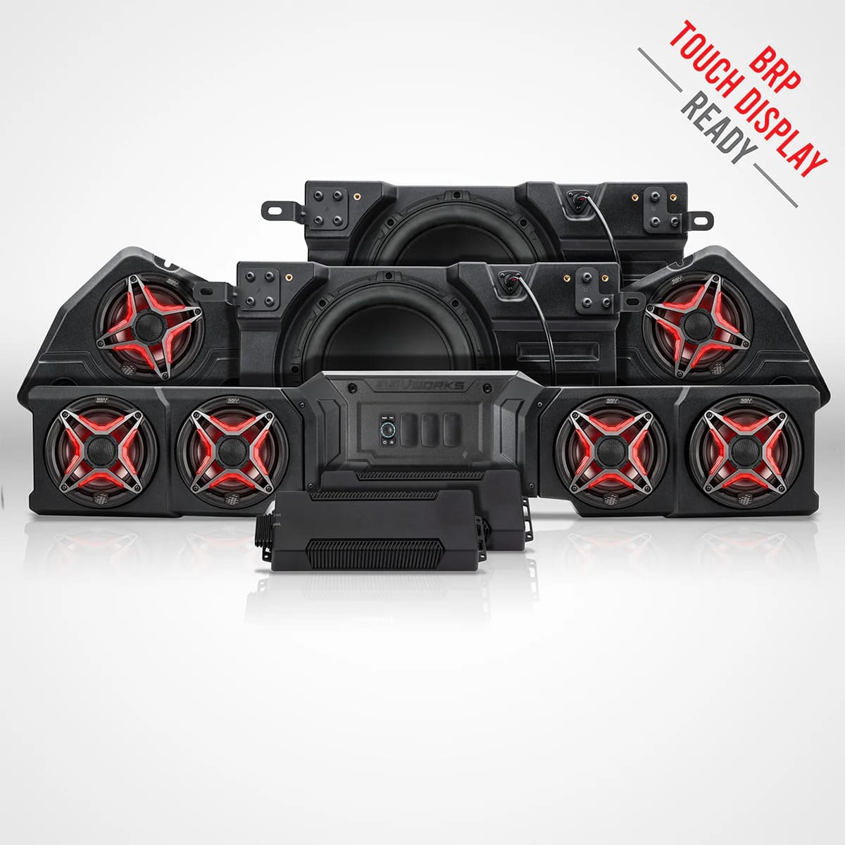 SSV Works '26+ Can-Am Defender HD11 7-Phase V-Spec 1.65 KW 8-Speaker Audio Kit