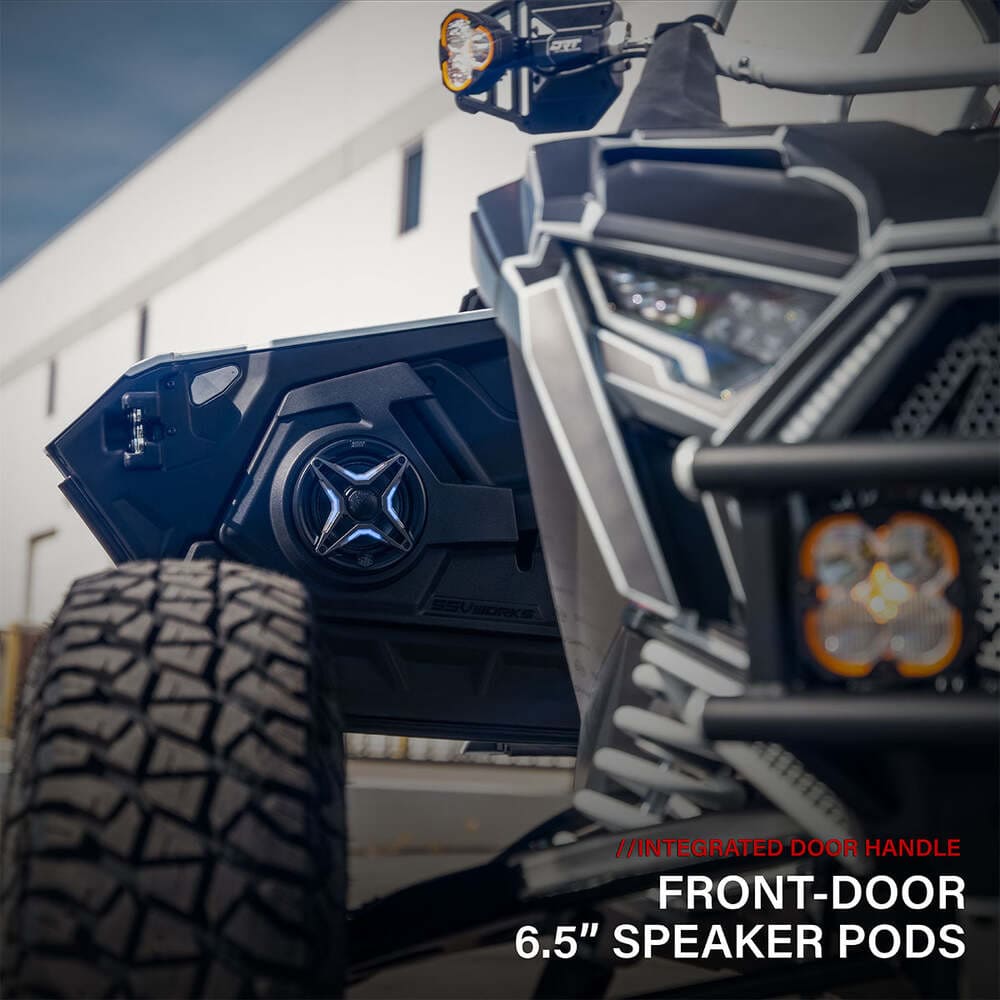 SSV Works '26 Polaris RZR Pro R 4 Ultimate 11-Speaker Factory Audio Upgrade Ultimate Plug & Play Kit