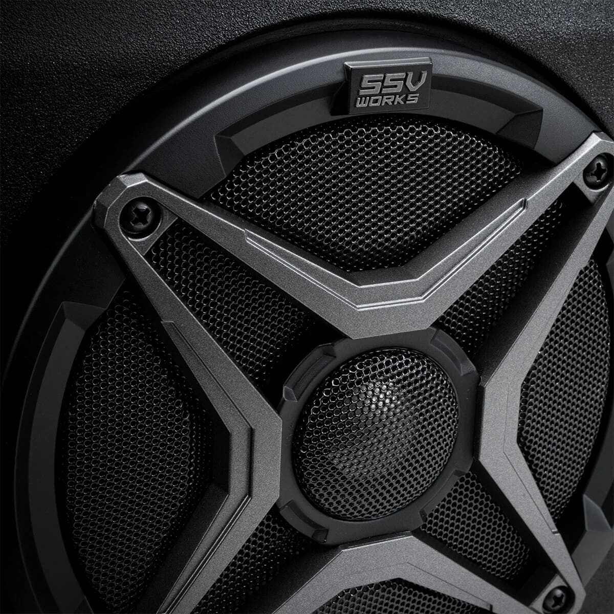 SSV Works Can-Am Defender HD10/HD11 MRB4 Plug & Play 4-Speaker Bluetooth Overhead Sound Bar
