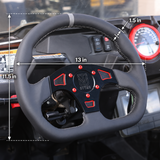 UTVMA DriftX UTV Leather Steering Wheel with Hub