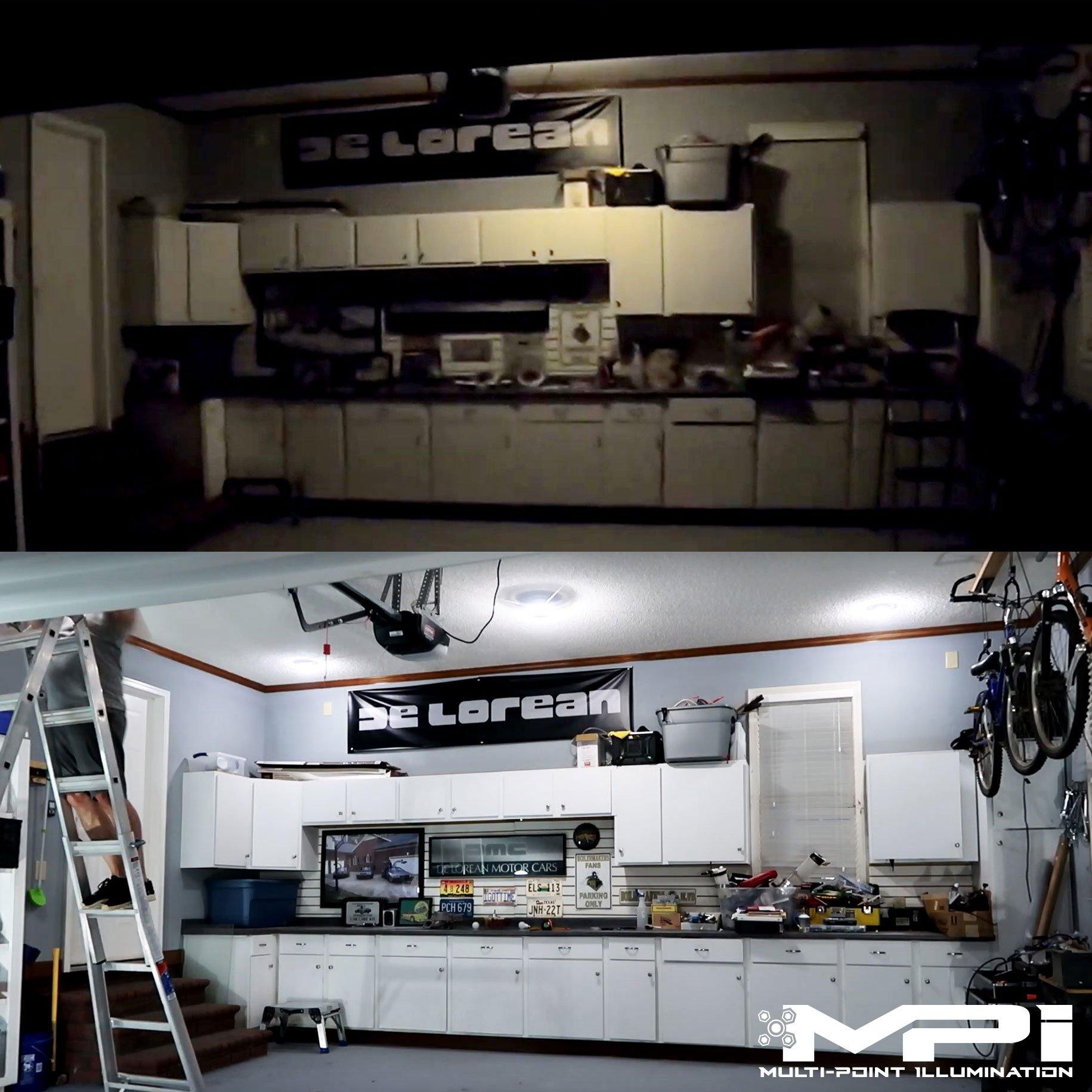 Photo of MPI - Multi-Point Illumination Motion Garage Ceiling Light by STKR Concepts - Premium Ceiling Light for UTVs / Side by Sides