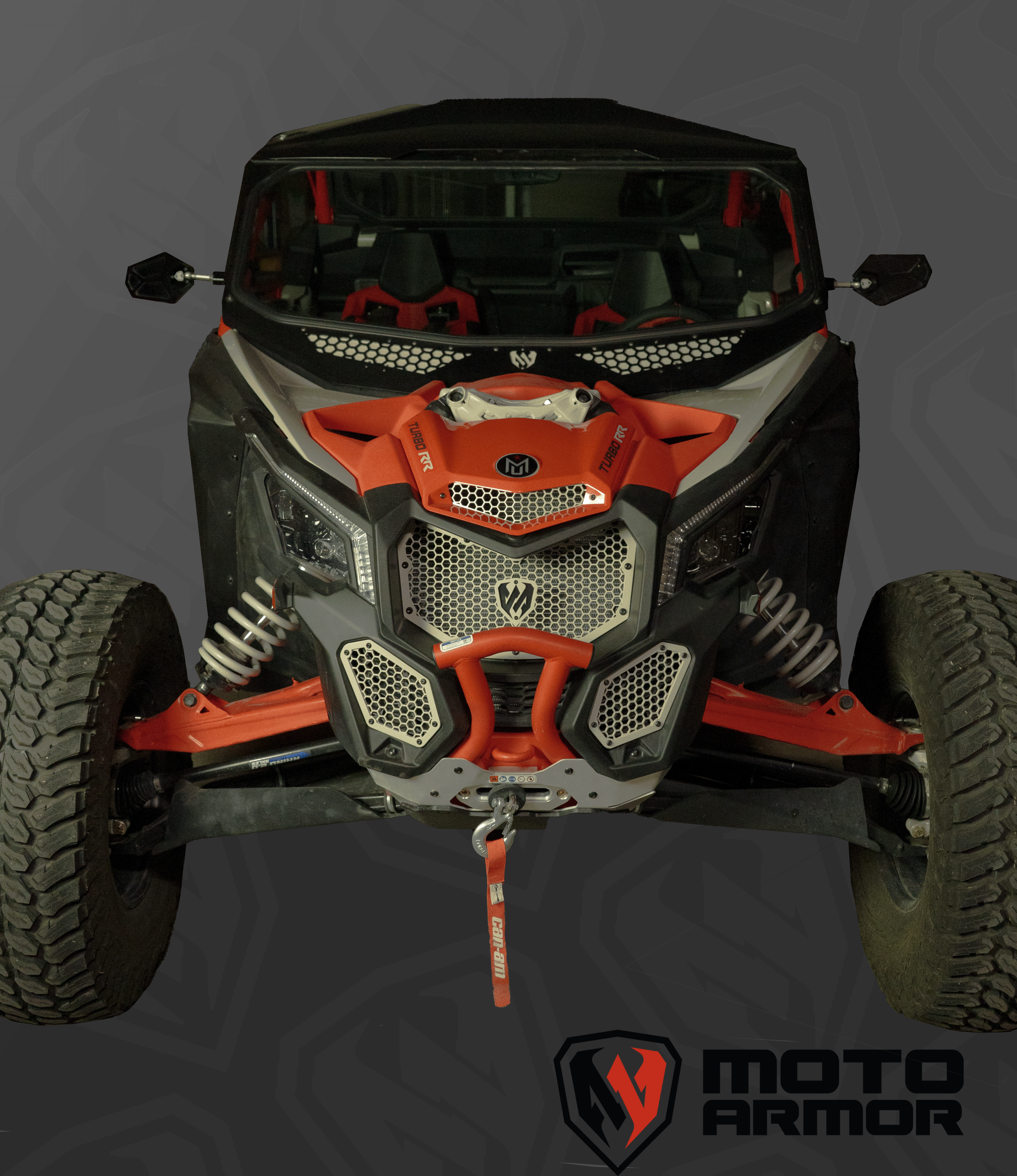 Photo of Moto Armor Maverick X3 Radiator Grill Set by Moto Armor - Premium for UTVs / Side by Sides