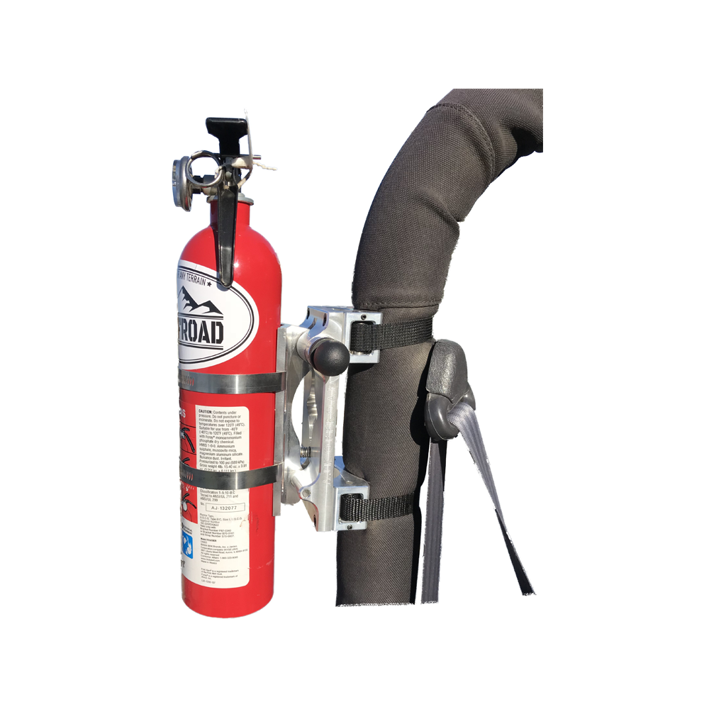 Quick Shot Fire Extinguisher Mount - Quick Release - Truck, Jeep, ATV, SXS Part  AJK Offroad   