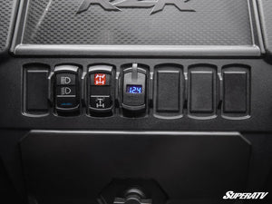 SuperATV 12V UTV Voltmeter & Dual USB Charger