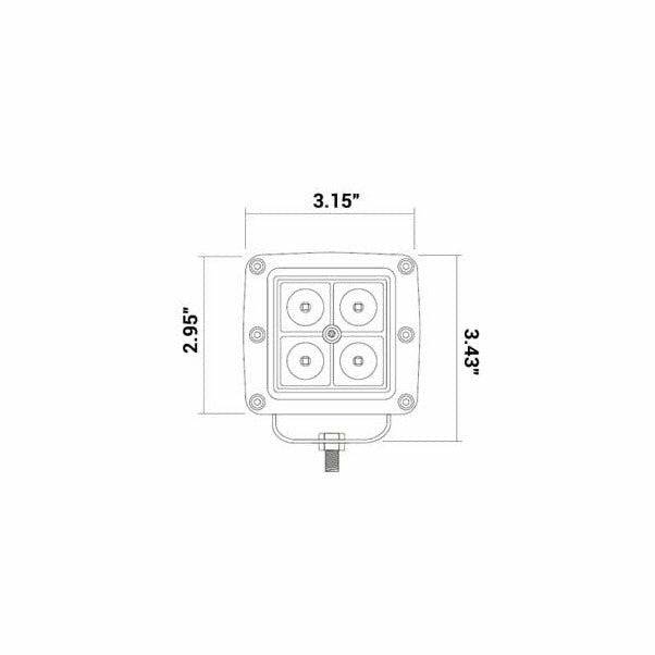 3" LED Cube Lights