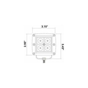 3" LED Cube Lights