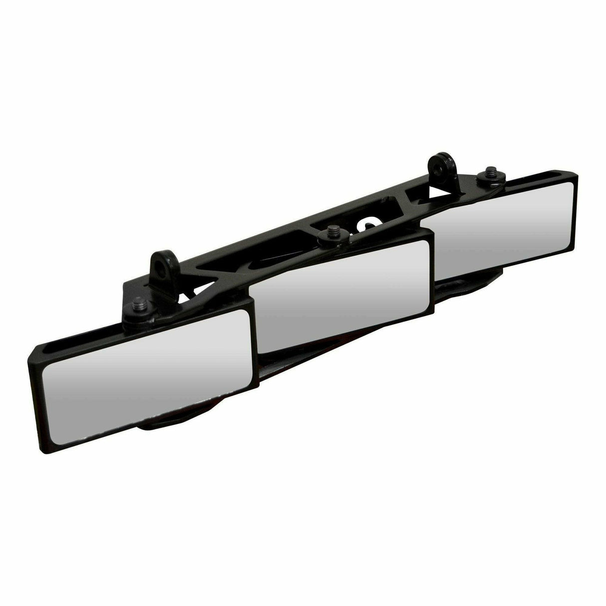 3 Panel Rear View Mirror with 1.75" Clamps