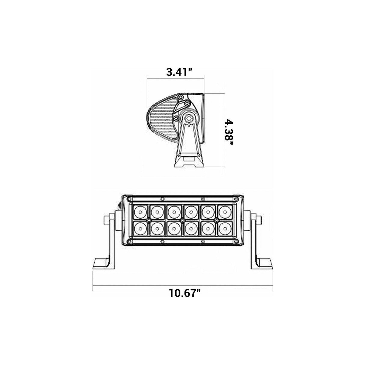 6" LED Light Bar