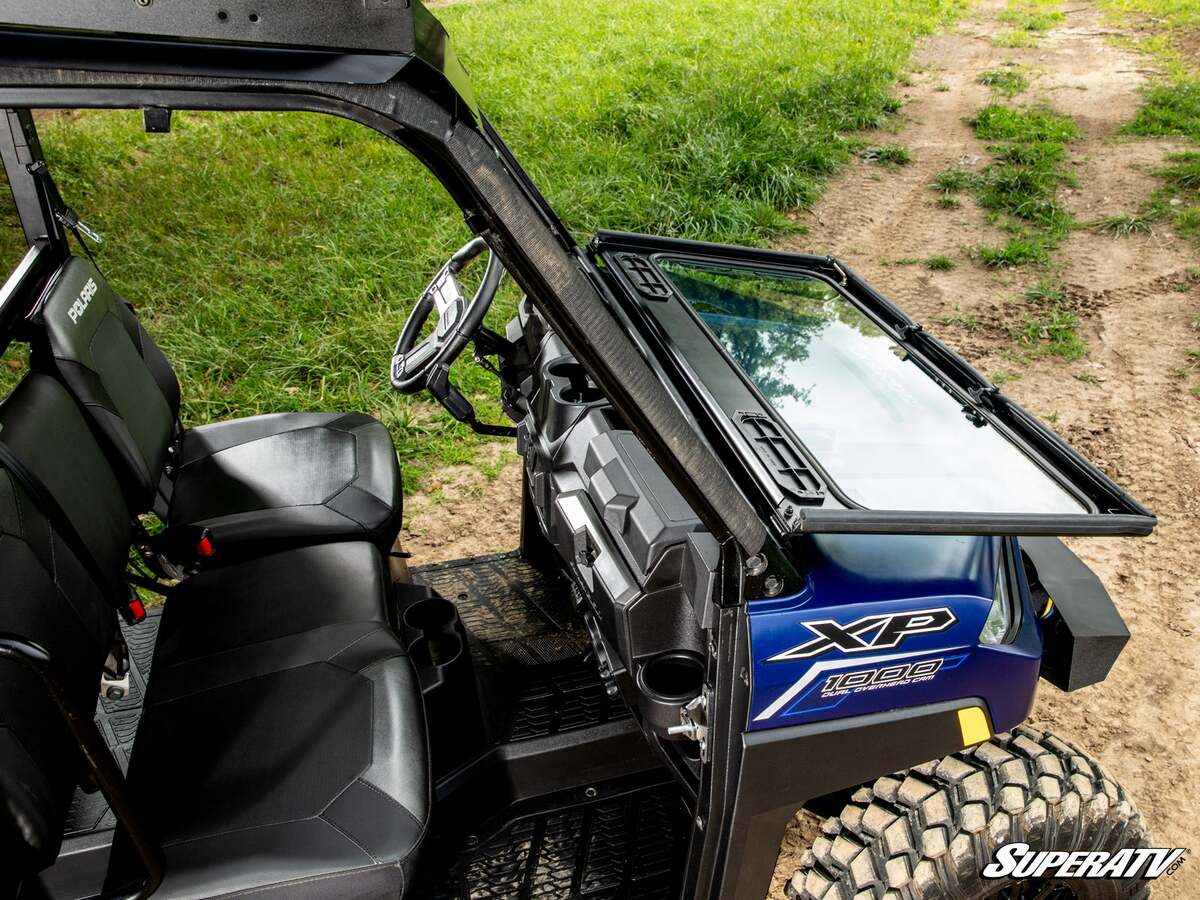 SuperATV Bobcat UV34 Flip Down Glass Windshield