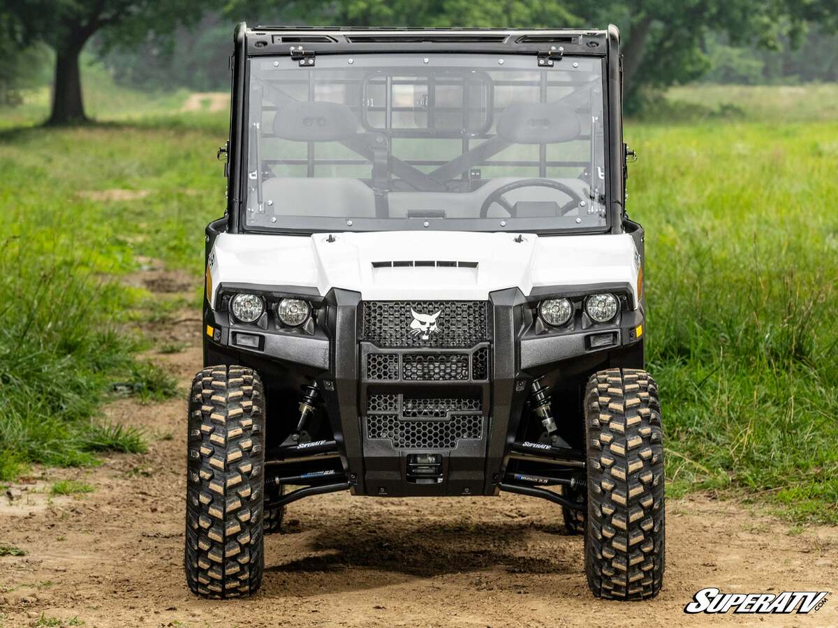 SuperATV Bobcat UV34 Scratch-Resistant Flip Windshield