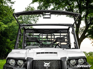 SuperATV Bobcat UV34 Scratch-Resistant Flip Windshield