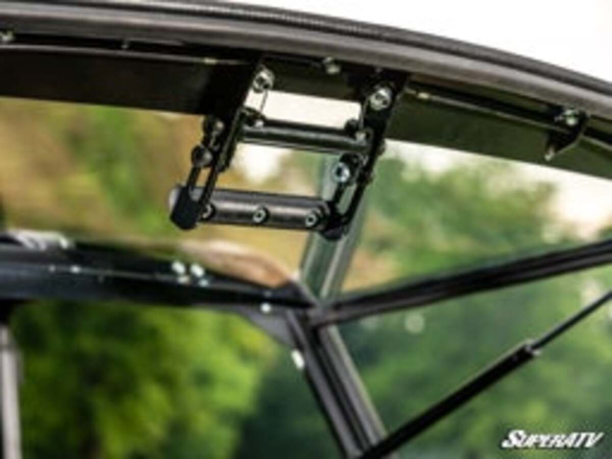 SuperATV Bobcat UV34 Scratch-Resistant Flip Windshield