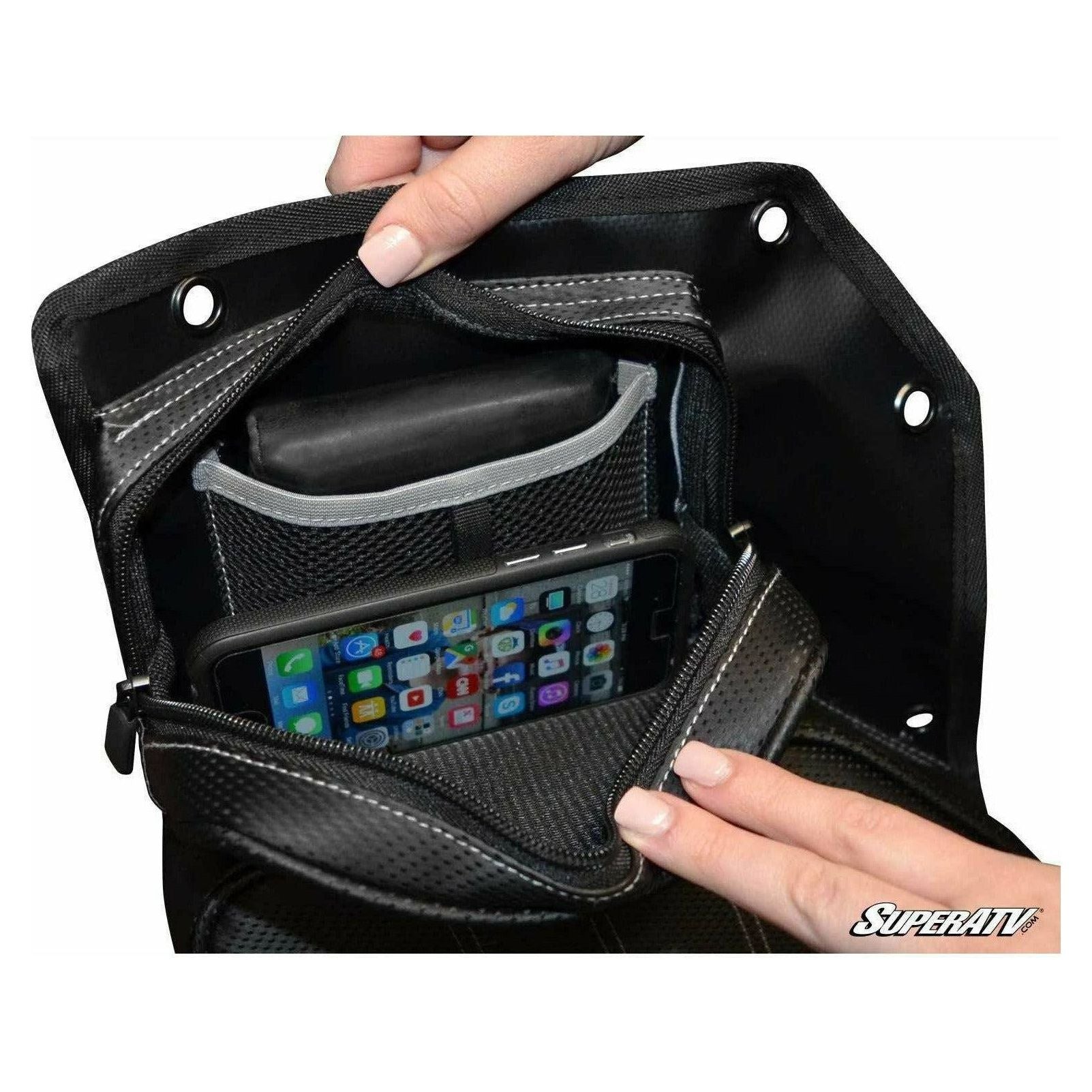 Photo of Can Am Commander (2011-2020) Door Bags (Pair) by SuperATV - Premium Storage for UTVs / Side by Sides