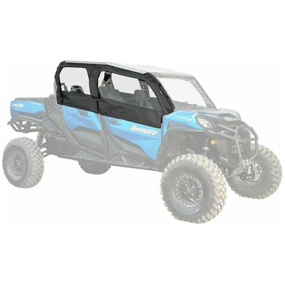 Photo of Can Am Commander MAX (2021+) Primal Soft Cab Enclosure Upper Doors by SuperATV - Premium Doors for UTVs / Side by Sides