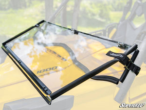 SuperATV Can-Am Commander Scratch Resistant Flip Down Windshield