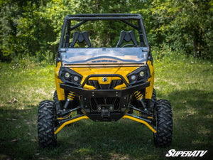 SuperATV Can-Am Commander Scratch Resistant Flip Down Windshield