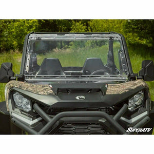 Can Am Commander Scratch Resistant Flip Windshield