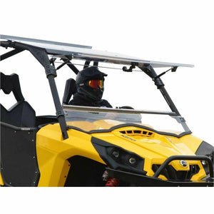 Can Am Commander Scratch Resistant Flip Windshield