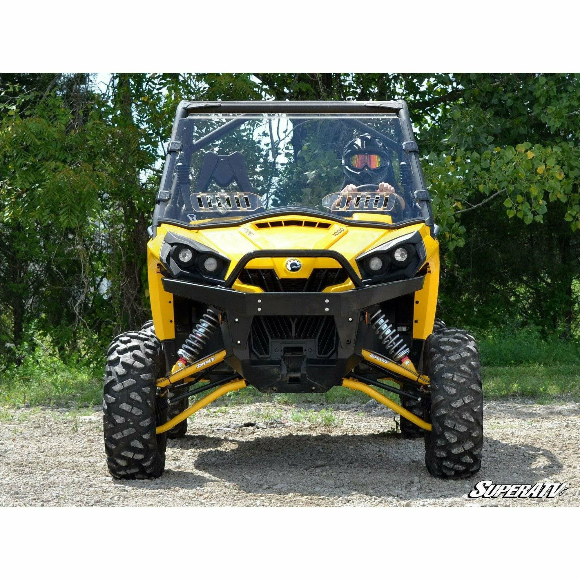 Can Am Commander Scratch Resistant Vented Full Windshield