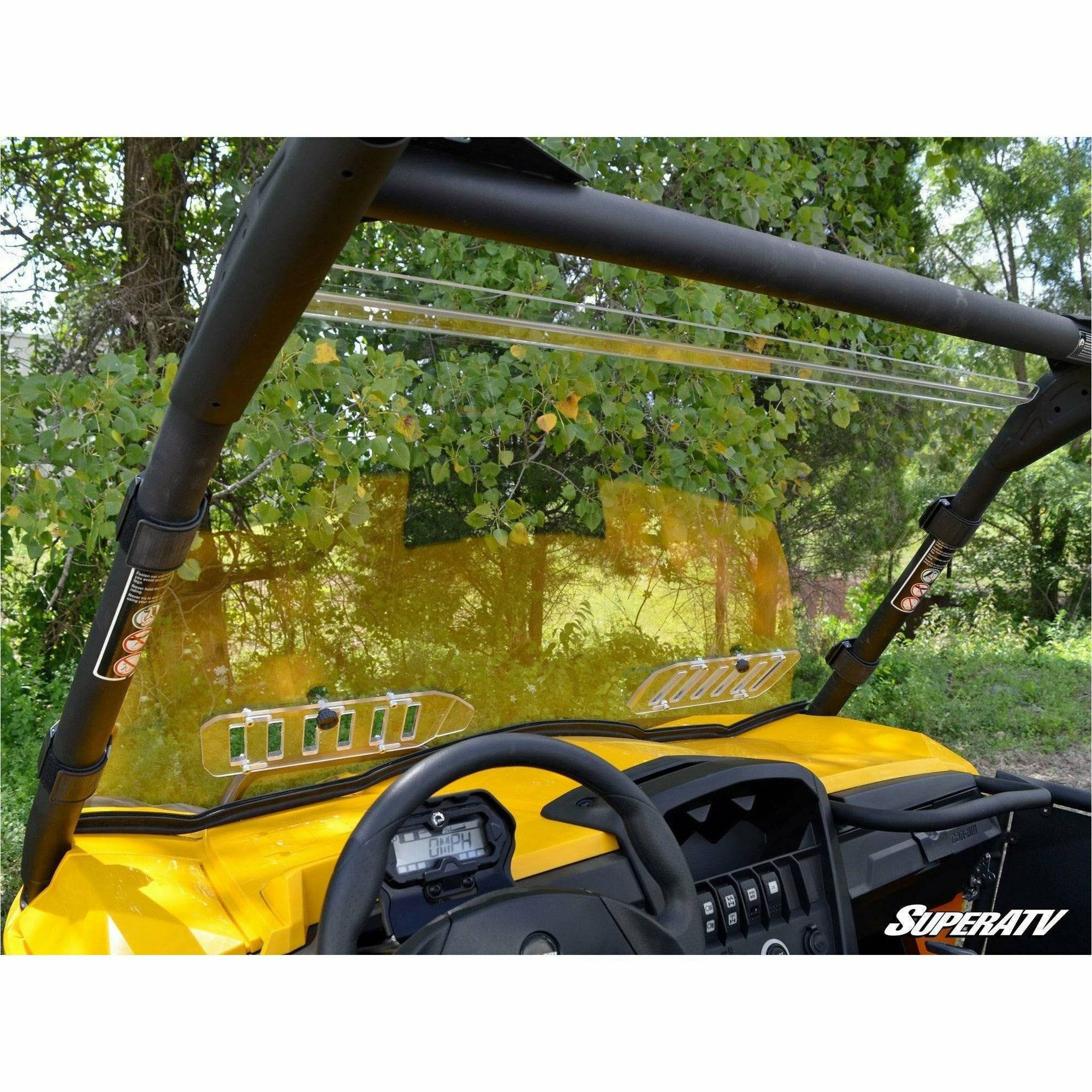 Can Am Commander Scratch Resistant Vented Full Windshield