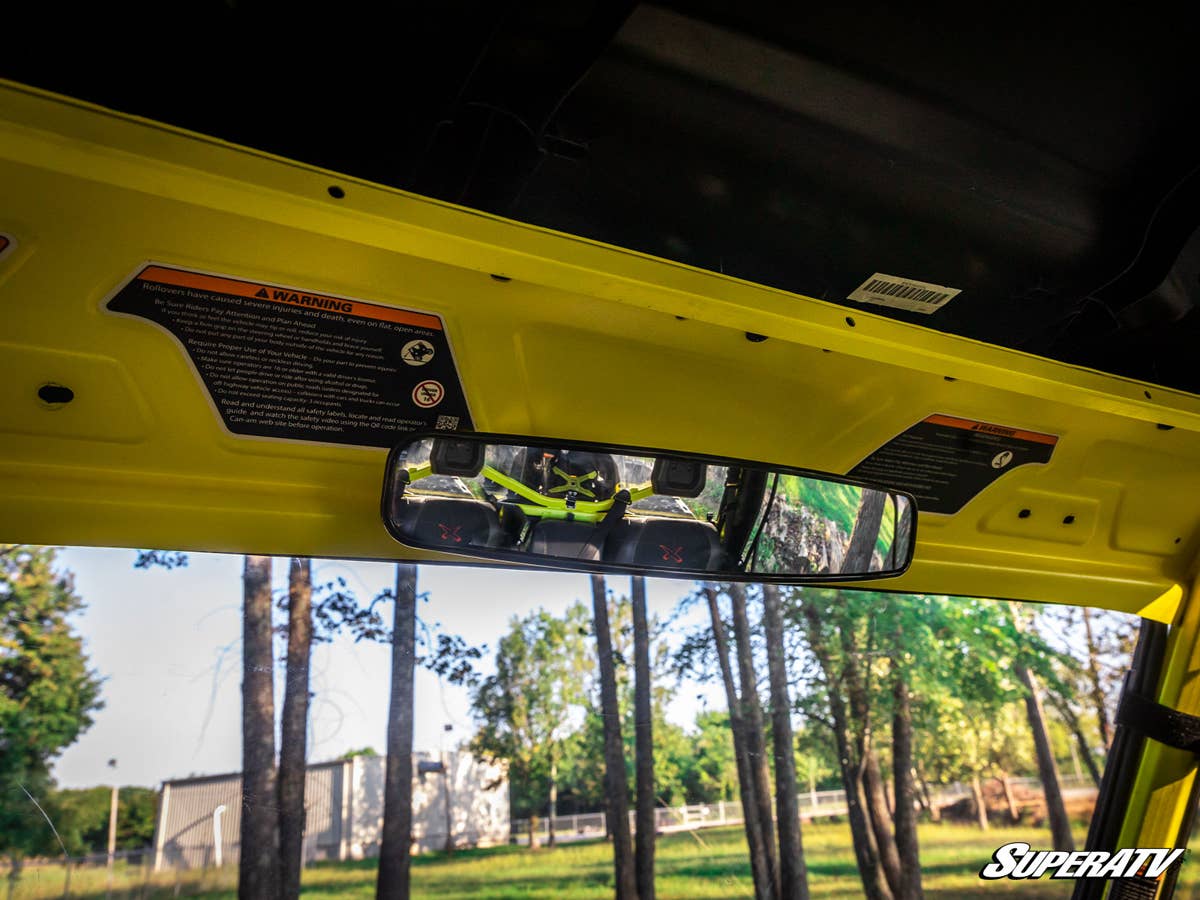 SuperATV Can-Am Defender Curved Rear View Mirror