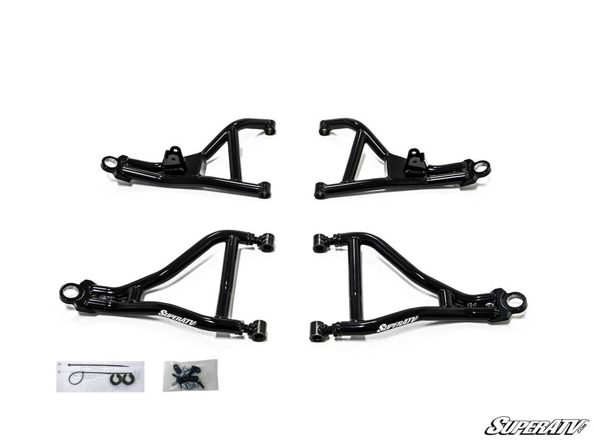 SuperATV Can-Am Defender HD9 High Clearance 2” Forward Offset A-Arms