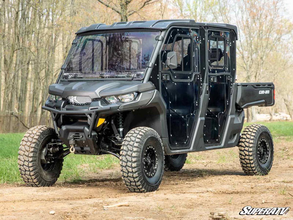 Photo of SuperATV Can-Am Defender MAX Convertible Cab Enclosure Doors by SuperATV - Premium Cab Enclosures for UTVs / Side by Sides