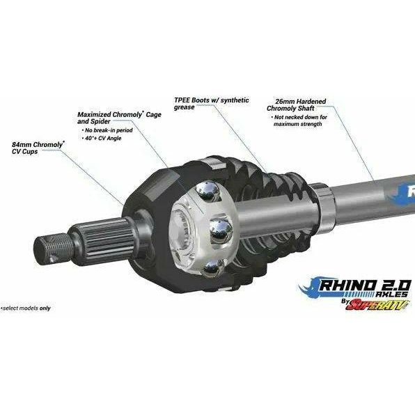 Can Am Defender MAX HD10 Rhino 2.0 Heavy Duty Axle